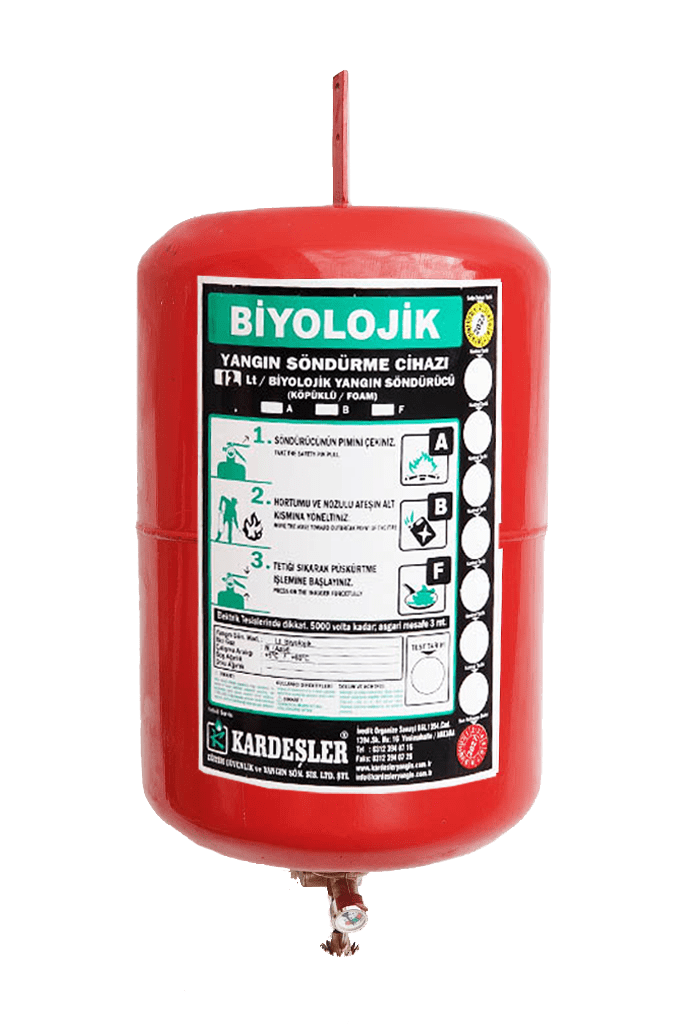 6-12 Lt Bioversal Sprinkli Yangın Söndürme Tüpü Fiyatları Ankara